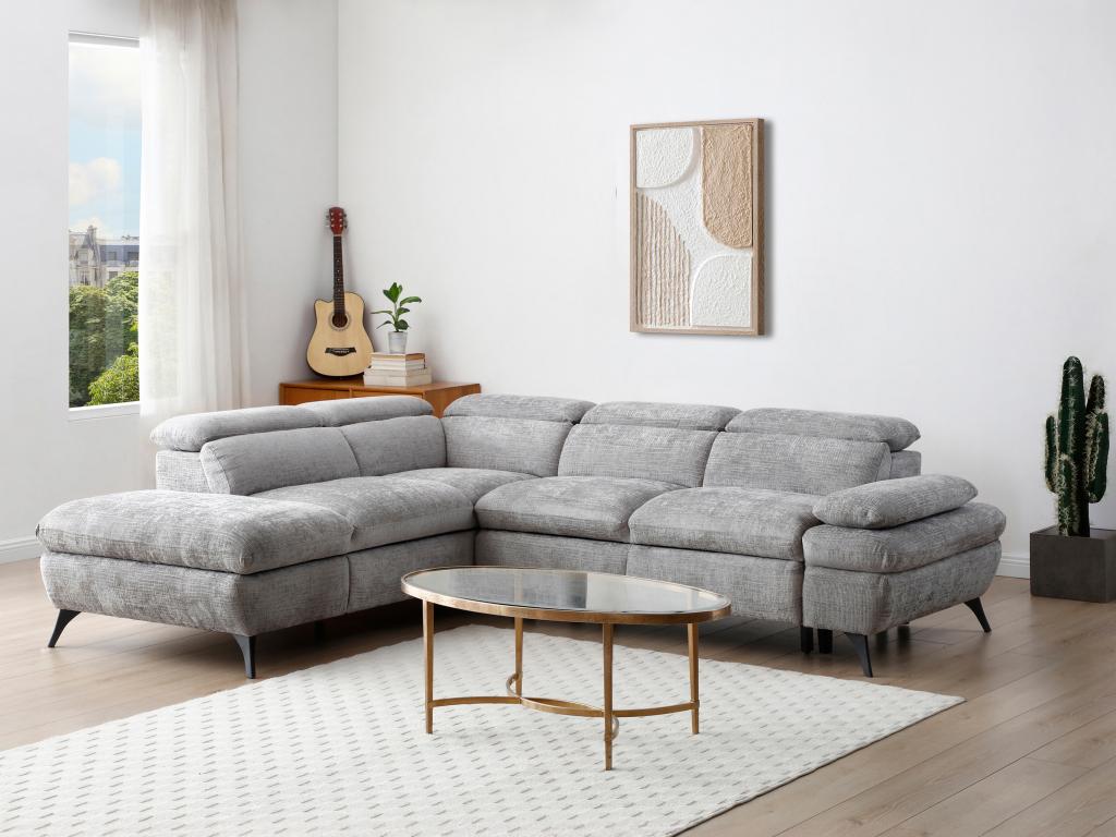 Gray Fabric Sofa Bed