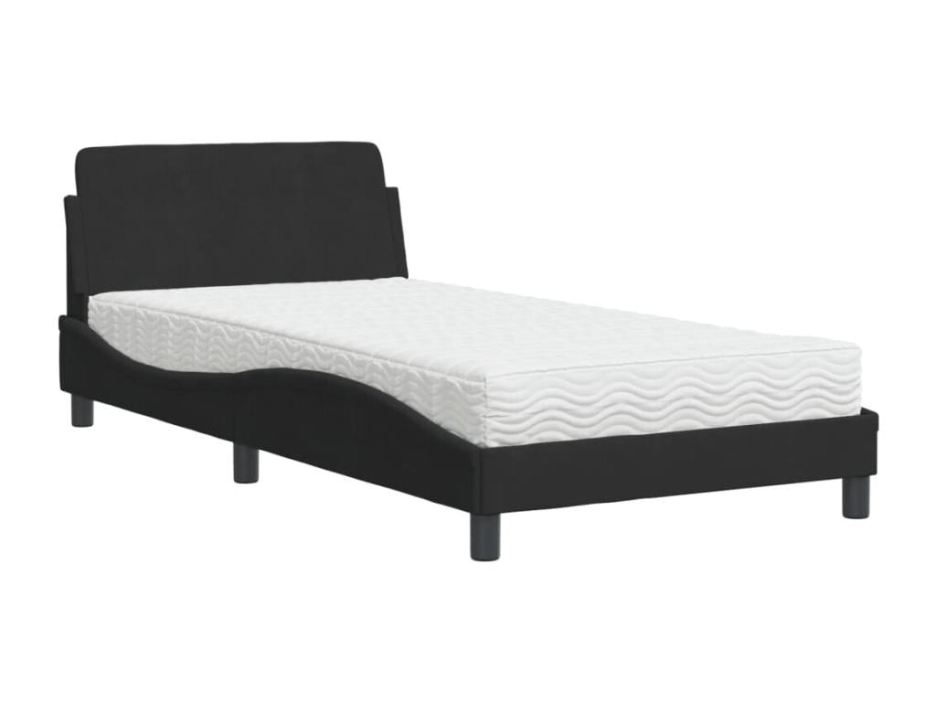 Black Velvet Mattress, 100 x 200 cm
