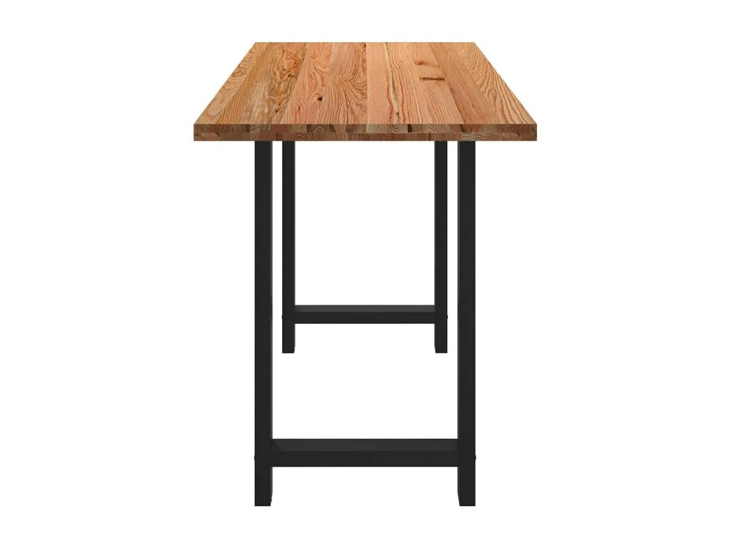 Brown Oak Wood Dining Table - dlz1766461232199