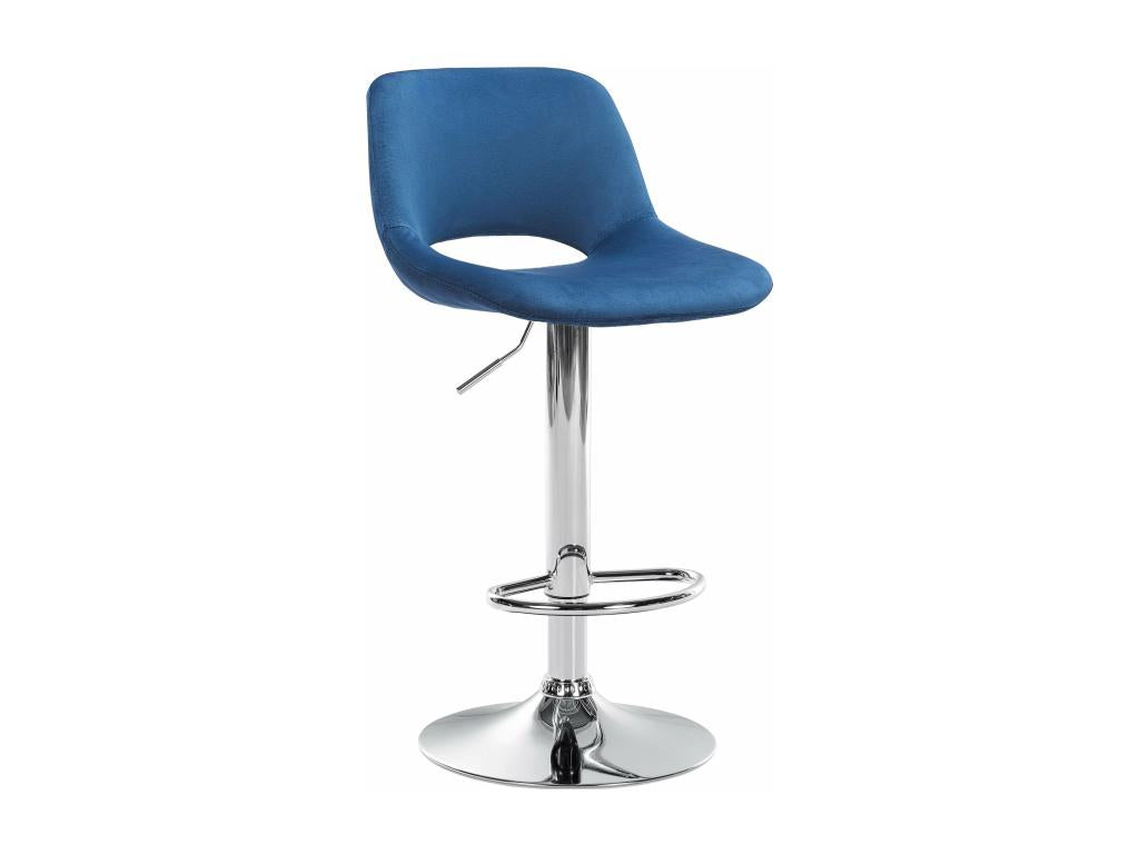 Blue Metal Chair, 42 x 46 x 86 cm