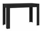 Black Engineered Wood Table, 120 x 60 x 76 cm