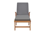 Brown Lounge Chair, 195 x 59.5 x 52.5 cm