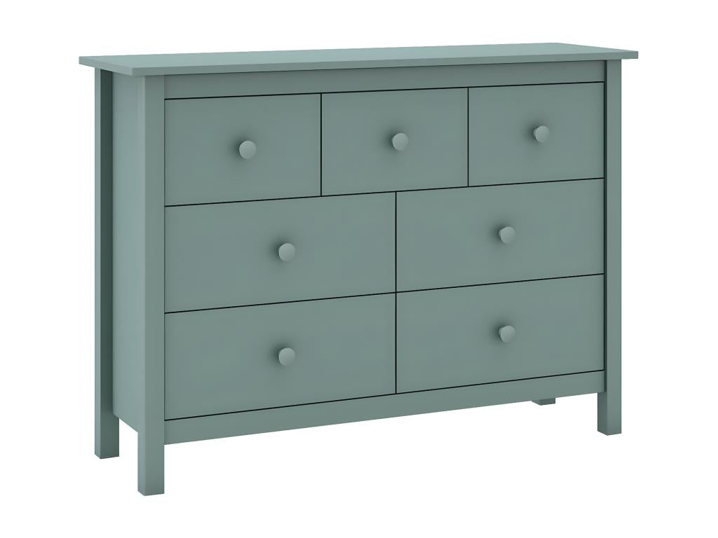 Green Pine Wood Dresser