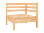 Brown Pine Wood Outdoor Furniture Set - dlz1766461463189