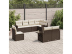Brown Woven Resin Wicker Outdoor Furniture Set - dlz1766461074757