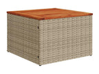 Beige Woven Resin Wicker Outdoor Furniture Set - dlz1766461538255
