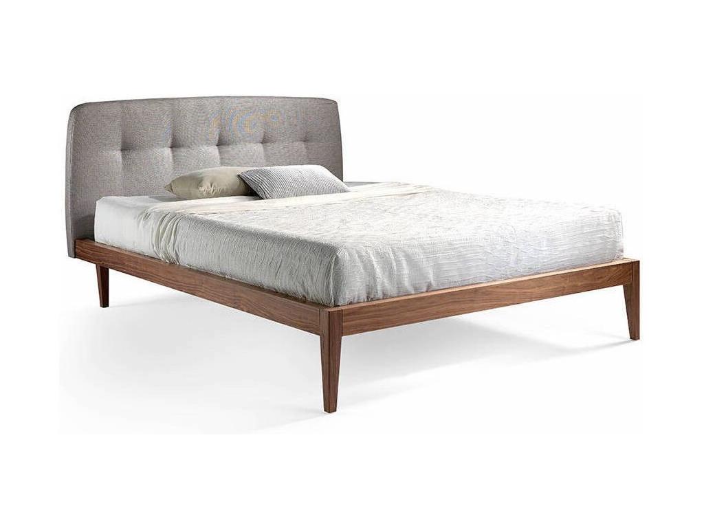 Gray Fabric Bed, 150 x 200 cm