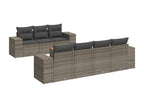 Gray Woven Resin Wicker Outdoor Furniture Set - dlz1766461782974
