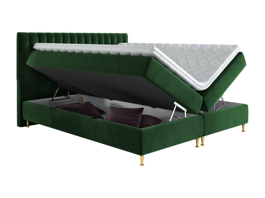 Beige Bed, 160 x 200 cm