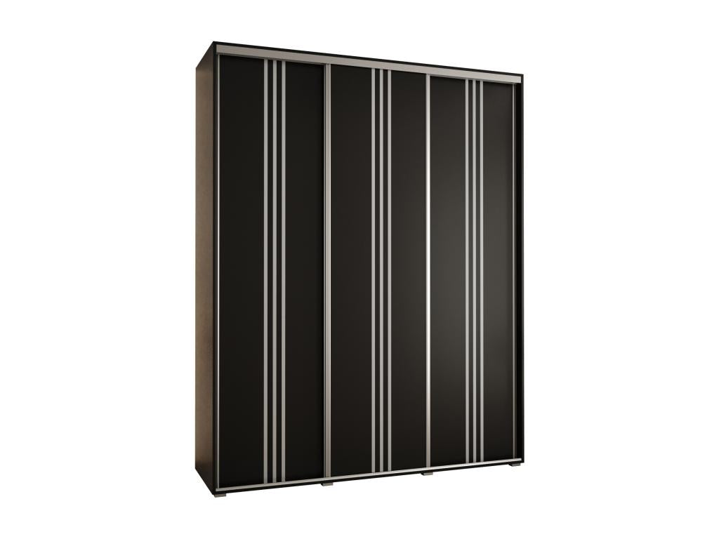 Black Wardrobe, 190 x 45 x 235.2 cm - dlz1766461728578