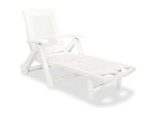 White Chaise Lounge