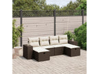 Brown Woven Resin Wicker Outdoor Furniture Set - dlz1766461835628