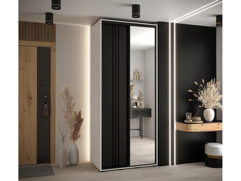 Black Wardrobe, 100 x 45 x 235.2 cm