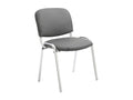 Gray Faux Leather Chair
