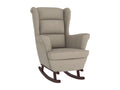 Gray Velvet Accent Chair
