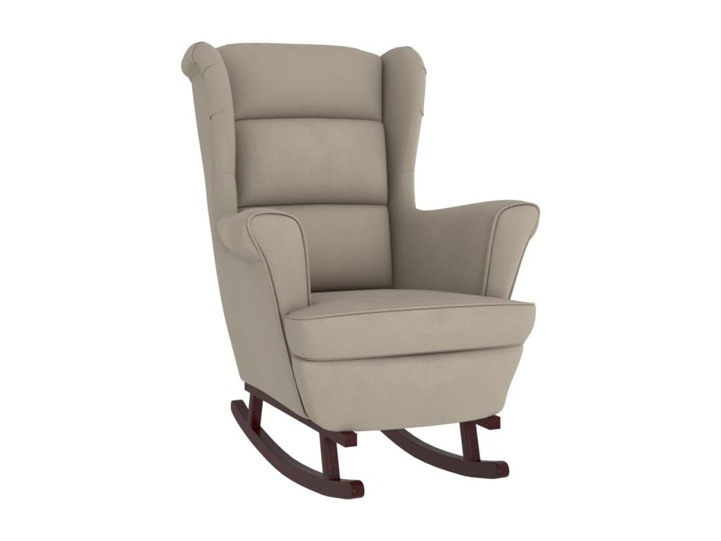 Gray Velvet Accent Chair