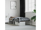 White Metal Bed Frame, 100 x 200 cm