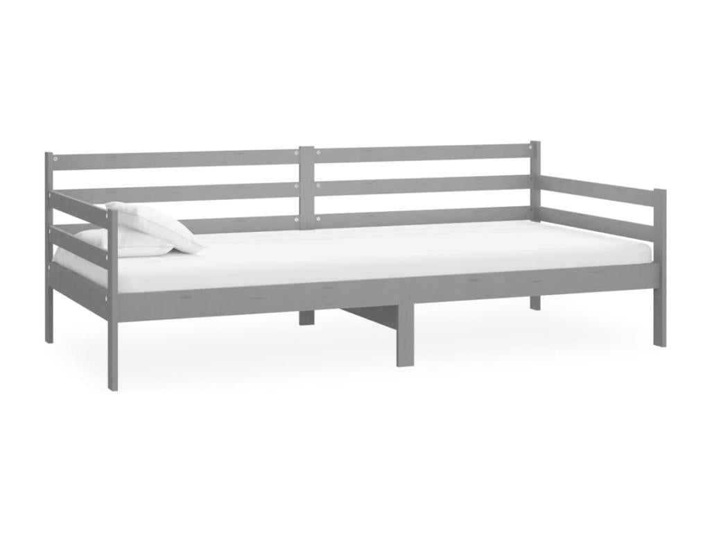 Gray Pine Wood Mattress, 90 x 200 cm