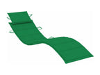Green Lounge Chair, 180 x 60 x 73 cm