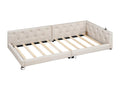 Beige Bed, 90 x 200 cm